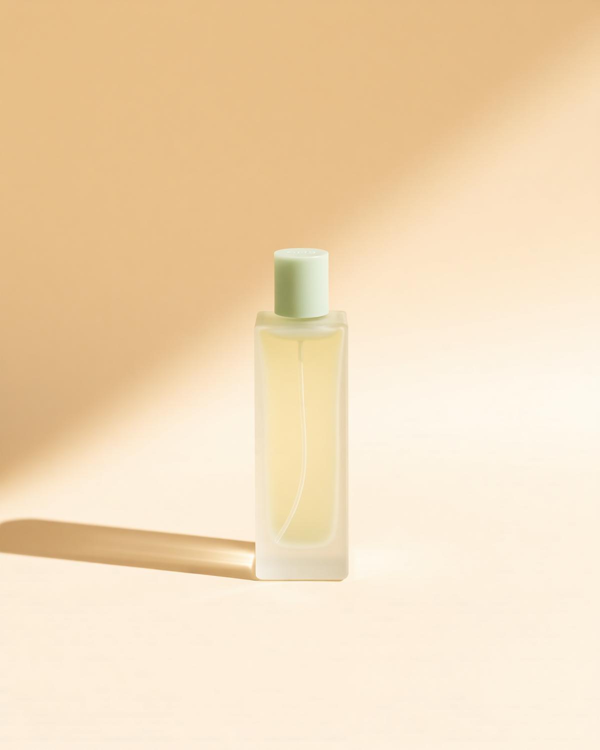A set of 2ml fragrance sample vials in a linen presentation box